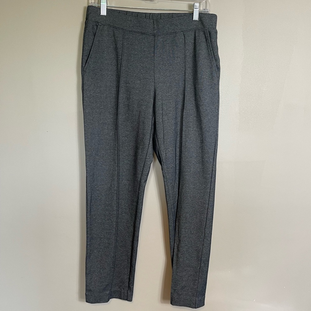 JCrew Factory Pull on Trouser Pants Size Medium Gray Casual Office Work Wear